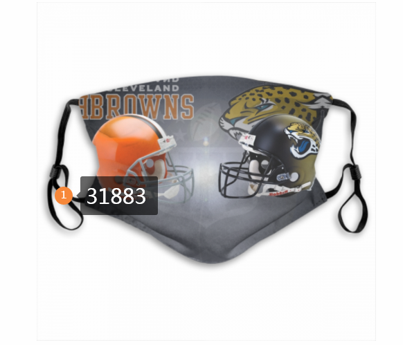 NFL Jacksonville Jaguars 692020 Dust mask with filter->nfl dust mask->Sports Accessory